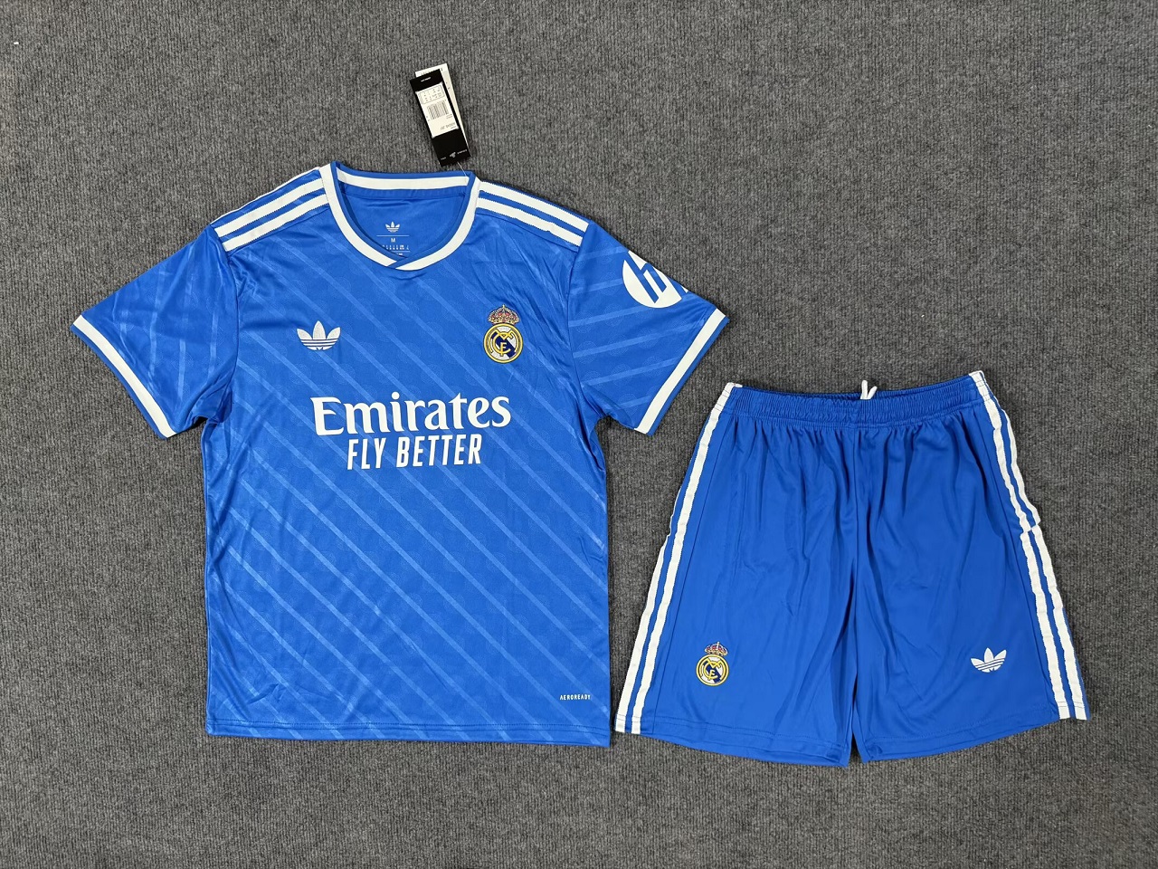 Kids-Real Madrid 25/26 Third Blue Soccer Jersey
